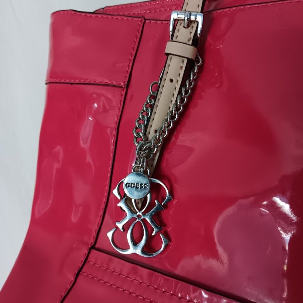 Hot pink Guess Handbag NWOT - Picture 3 of 5